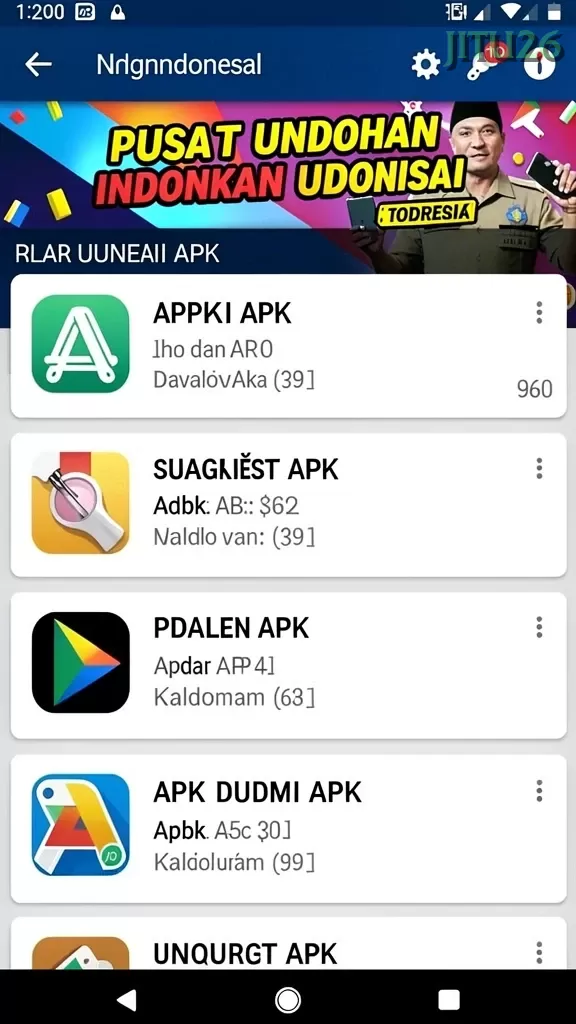 Cuplikan layar RINDUSLOT — aktivitas